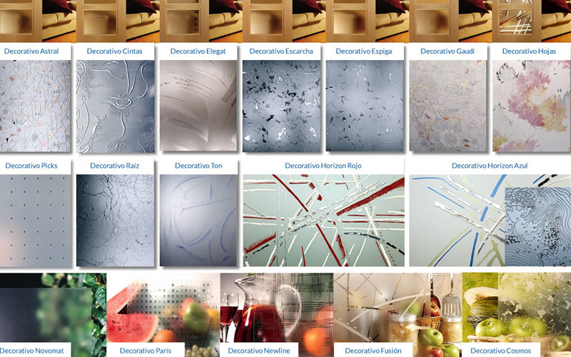 Vidrio decorativo